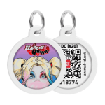 Medaglietta Harley Quinn con QR CODE